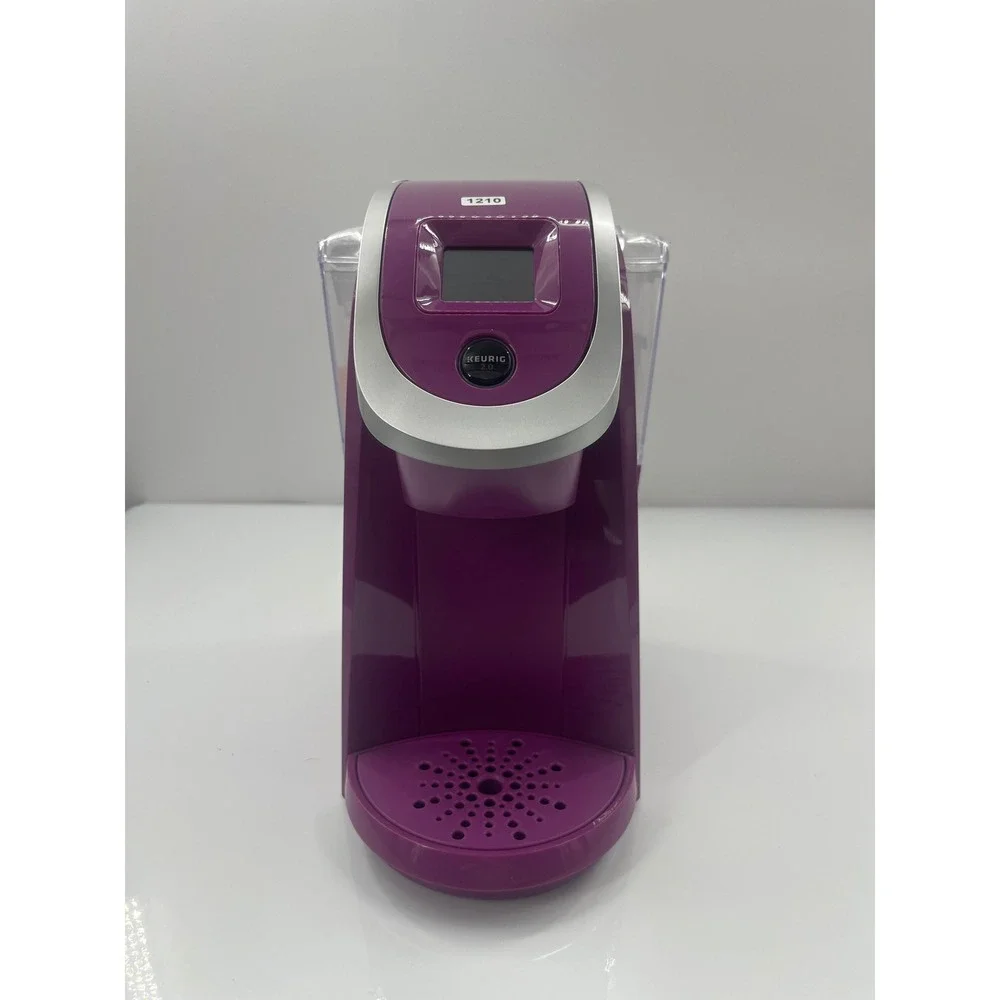 Keurig 2.0 K200 Plus Series Single Serve Coffee Maker Plum Purple‎ K-Cup Brewer